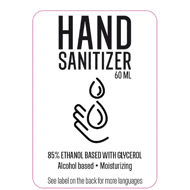 Nordic 85% Hand Sanitizer 60ml Gel käsidesi
