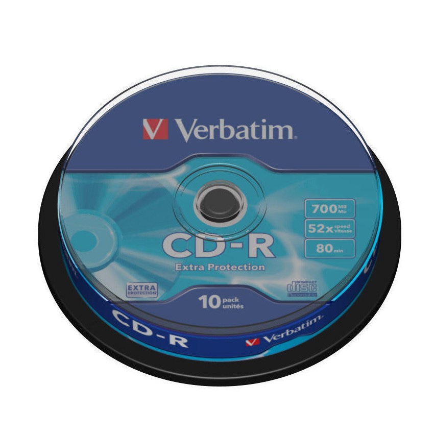 Verbatim CD-R levy 52x (10 kpl) - Gigantti verkkokauppa