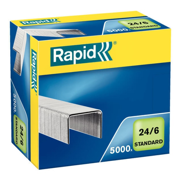 RAPID Klammer Standard 24/6 Galvaniserad 5000