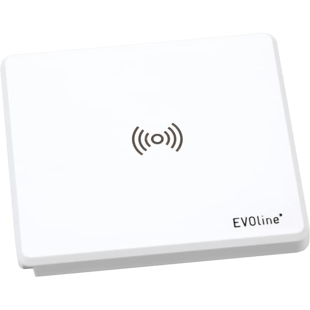 EVOline Square80 QI pistorasia (valkoinen)