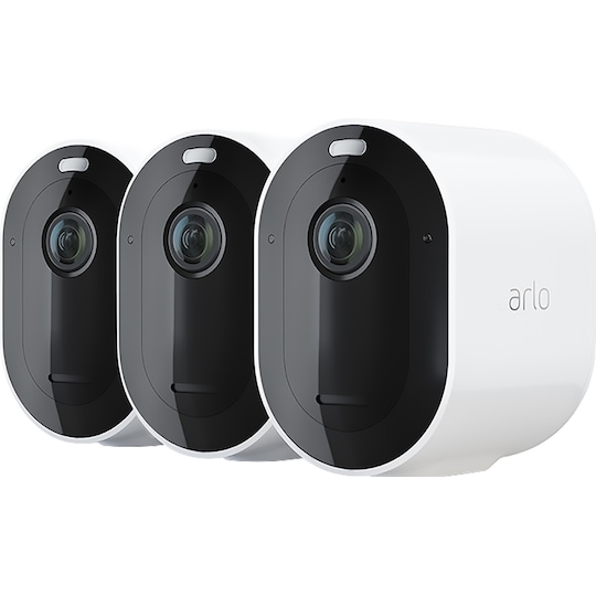 Arlo Pro 4 langaton 2K QHD turvakamera, 3 kpl (valkoinen) - Gigantti  verkkokauppa