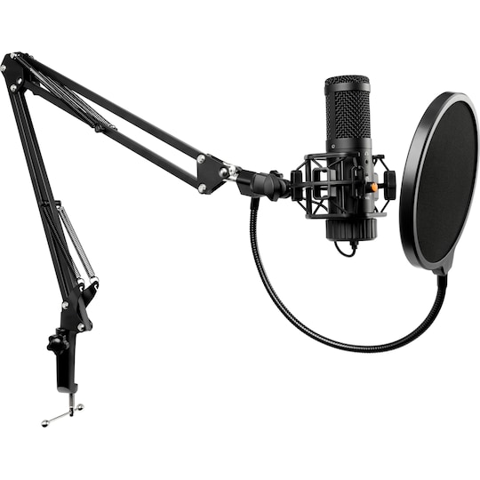 NOS X500 pelimikrofoni + mikrofoniteline - Gigantti verkkokauppa