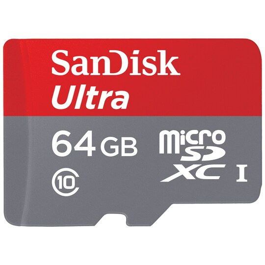 SanDisk Ultra Micro SD muistikortti (64 GB) - Gigantti verkkokauppa