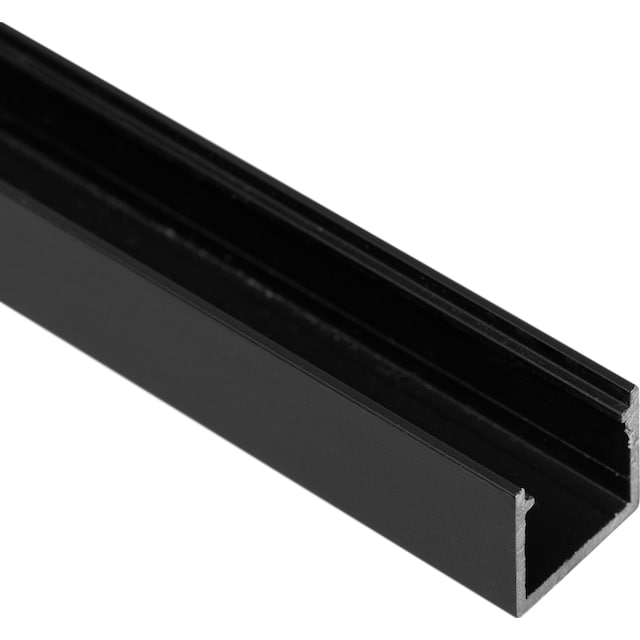 Loox5 LED valonauhan alumiinikisko pinta-asennukseen, 13 mm (musta)
