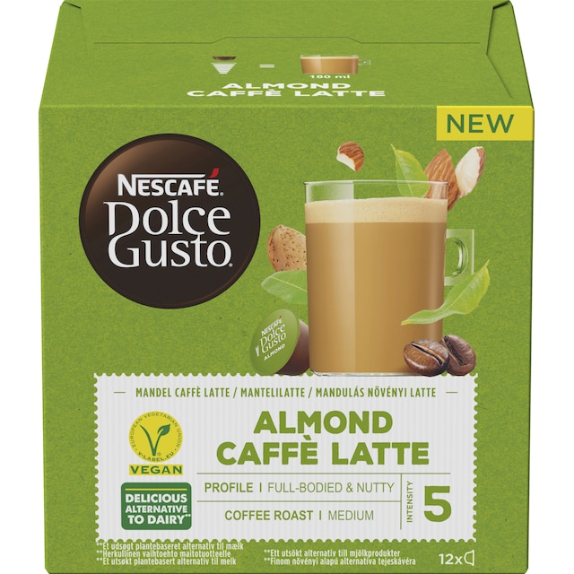 Nescafe Dolce Gusto Almond Caffé Latte kapselit DG12451247