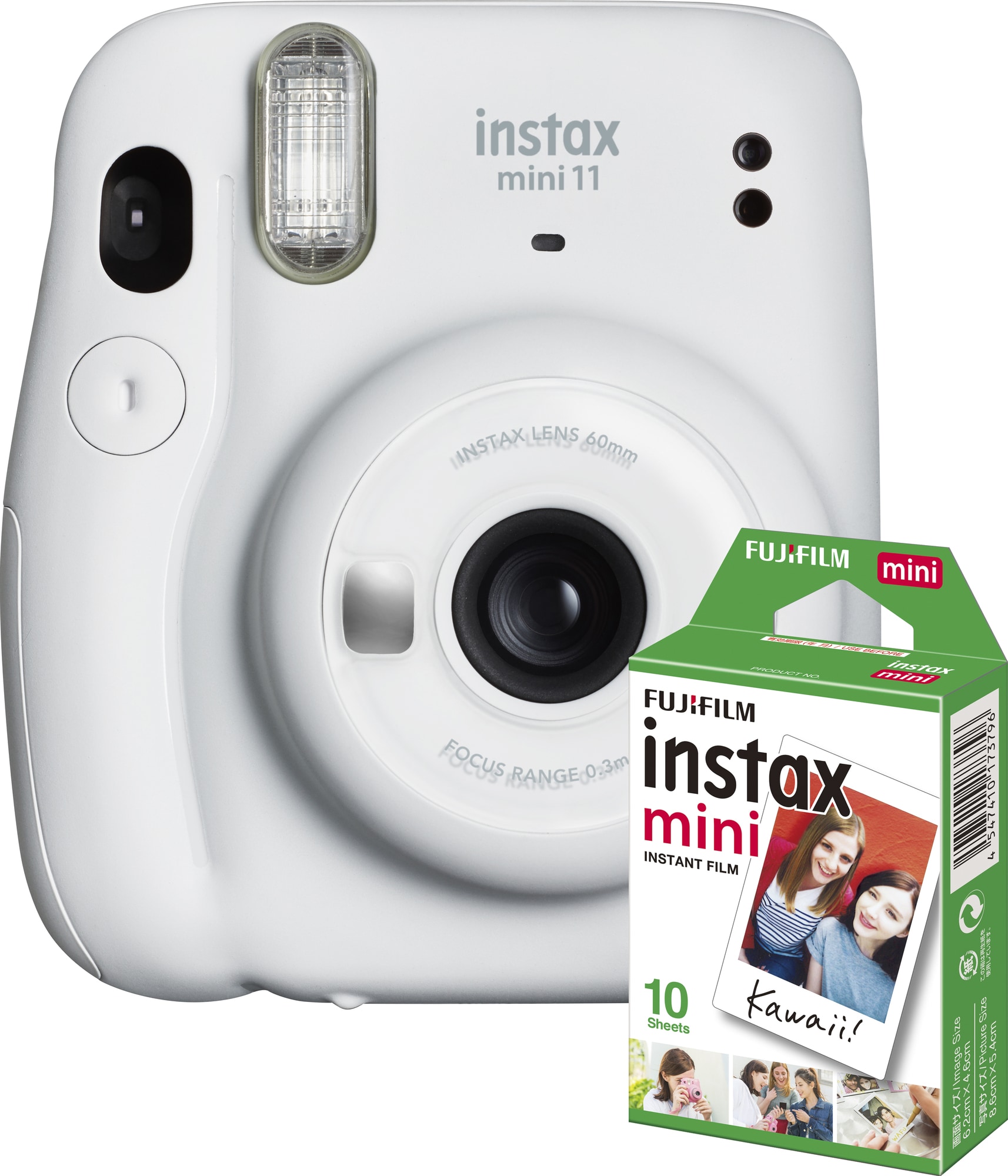 Fujifilm Instax Mini 11 kompaktikamera (valkoinen, 10 valokuvapaperia) -  Gigantti verkkokauppa