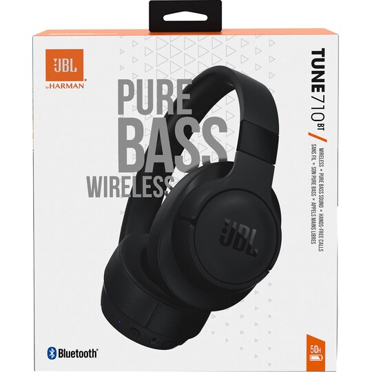 JBL Tune 710BT langattomat around-ear kuulokkeet (musta) - Gigantti  verkkokauppa