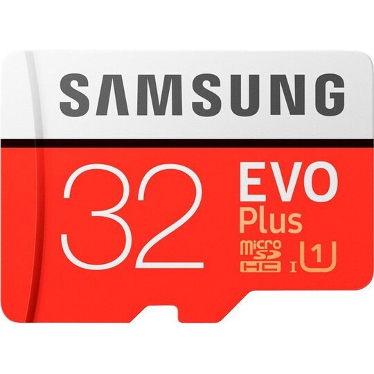Samsung EVO Plus microSD muistikortti (32 GB) - Gigantti verkkokauppa