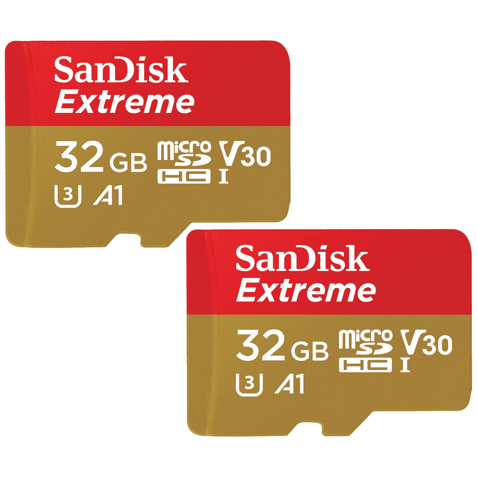 SanDisk Extreme Micro SDHC muistikortti 32 GB (2 kpl) - Gigantti  verkkokauppa