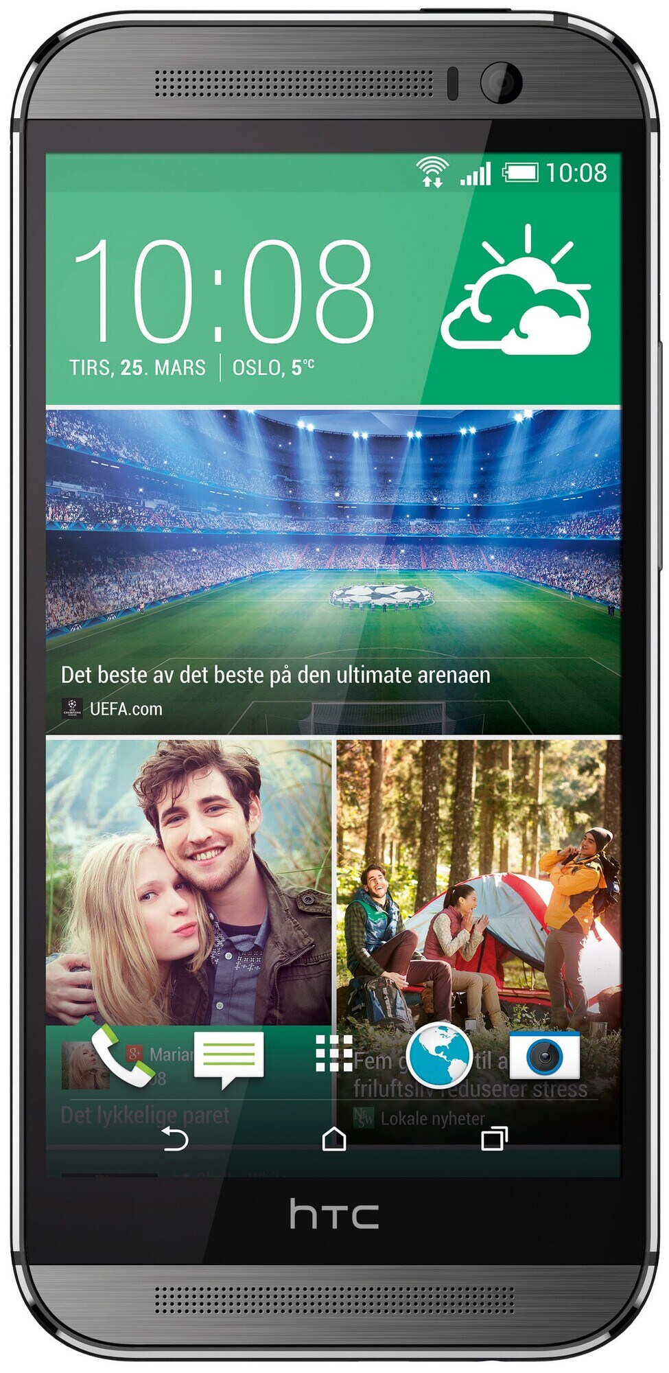 HTC One (M8) älypuhelin (harmaa) - Gigantti verkkokauppa
