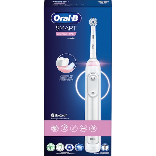 Oral-B Smart Sensitive sähköhammasharja SMARTSSENWH (valkoinen) - Gigantti  verkkokauppa