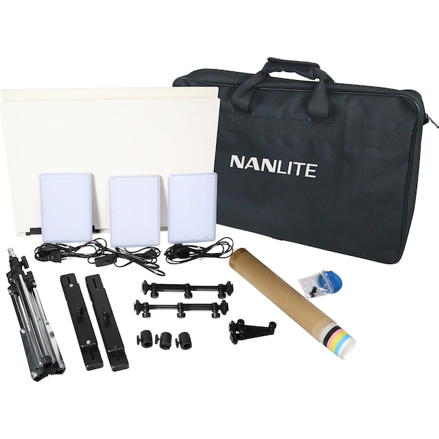 Nanlite Compac 20 LED valopakkaus (3 paneelia)