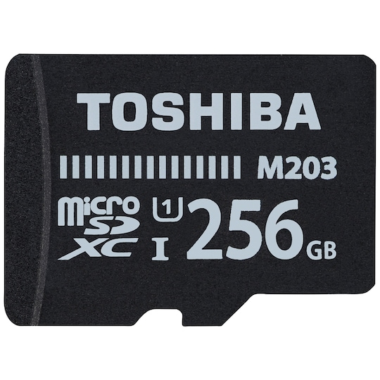 Toshiba M203 Micro SDXC muistikortti (256 GB) - Gigantti verkkokauppa