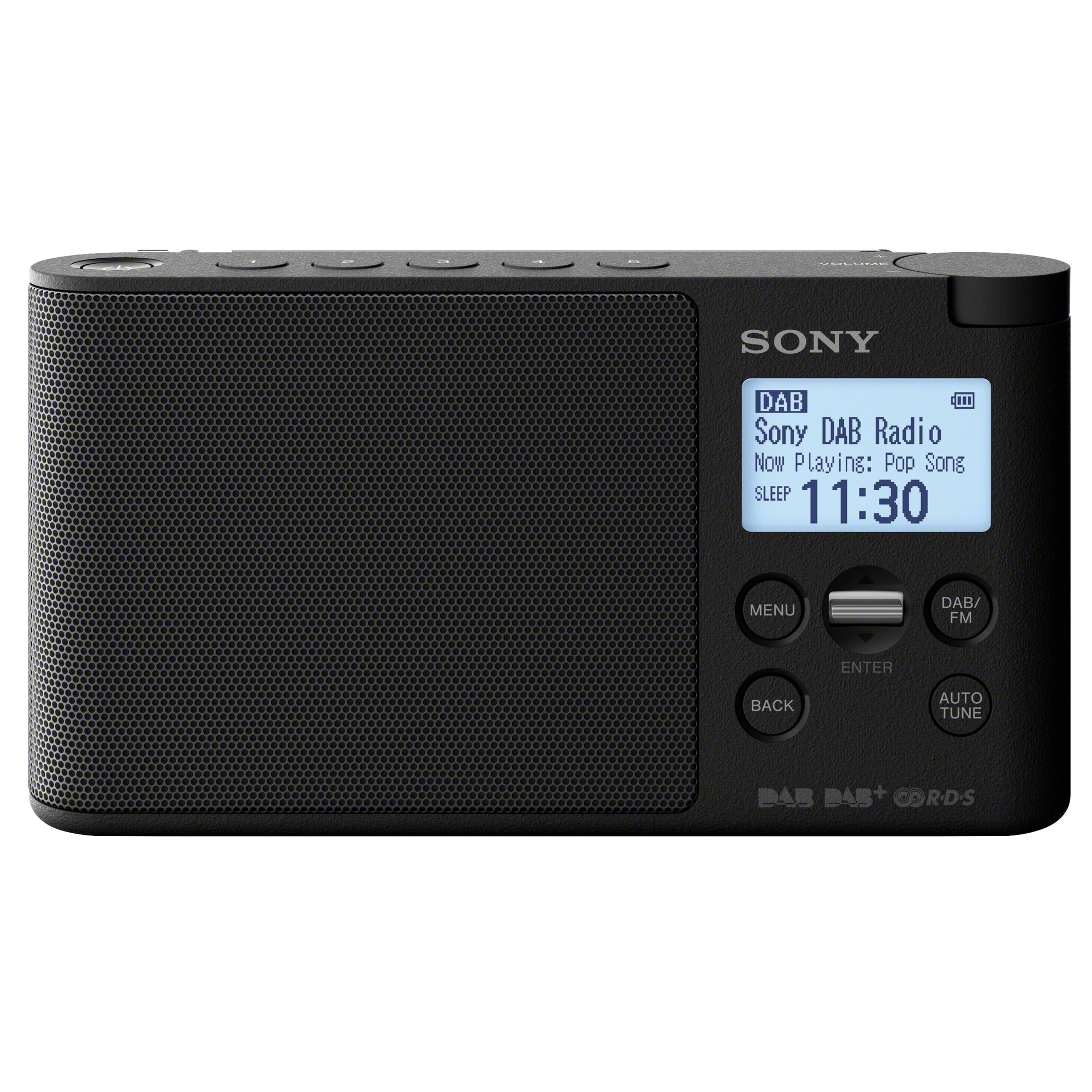 Sony kannettava radio XDR-S41D (musta) - Gigantti verkkokauppa