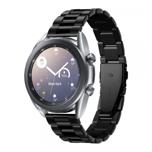 Spigen Samsung Galaxy Watch Ranneke 20mm Modern Fit Musta