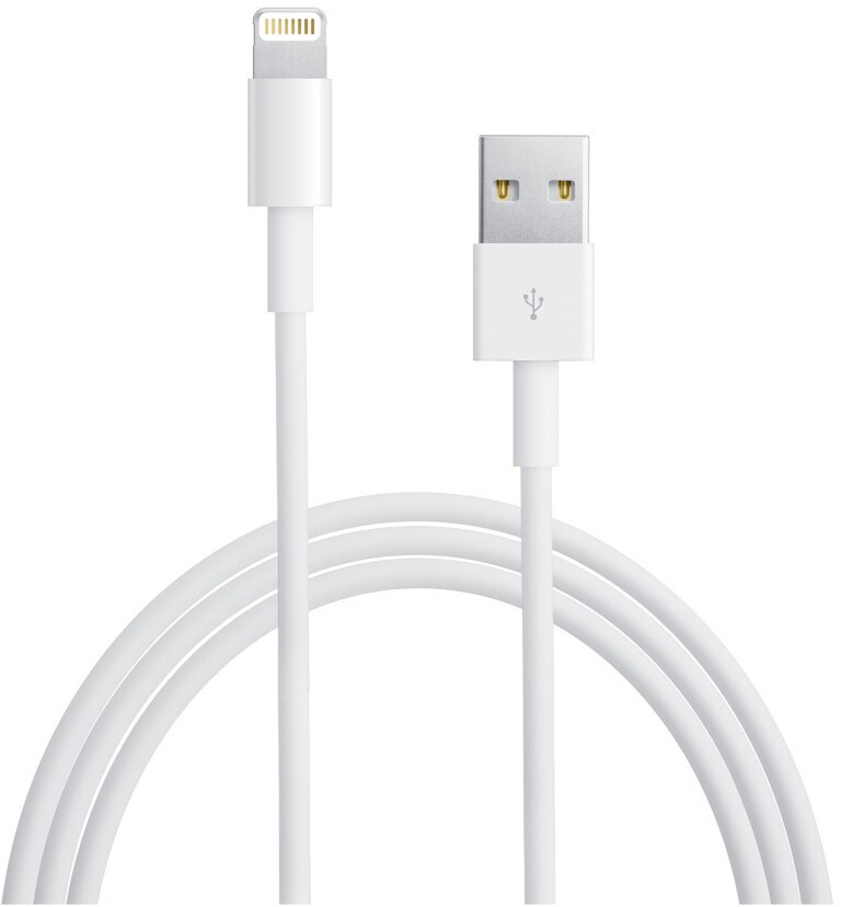 Apple Lightning - USB kaapeli 1 m (valkoinen) - Puhelimen laturit ja  kaapelit - Gigantti
