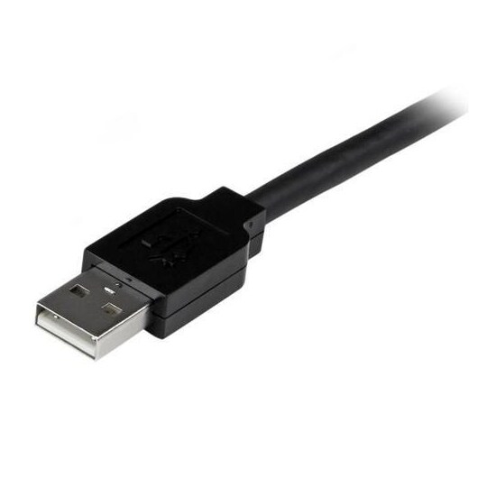 StarTech.com 10m, USB2.0 - USB2.0, 10 m, USB A, USB A, USB 2.0, Uros/naaras,  Musta - Gigantti verkkokauppa