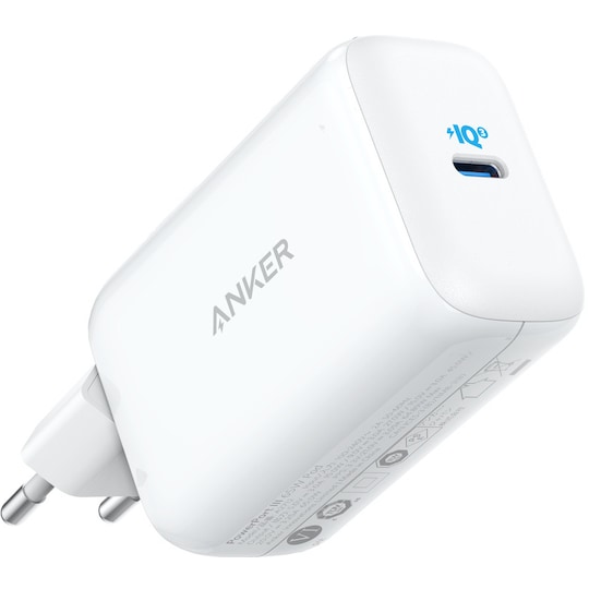 Anker PowerPort III Pod 65W USB-C laturi (valkoinen) - Gigantti verkkokauppa