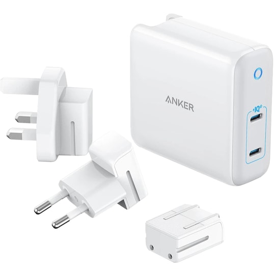 Anker PowerPort III 2-Port 60W USB-C laturi (valkoinen) - Gigantti  verkkokauppa