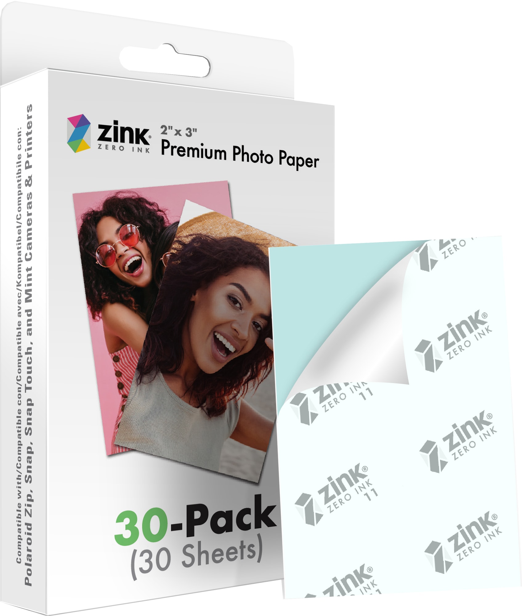 Polaroid ZINK Zero-Ink valokuvauspaperi 2” x 3” (30 kpl) - Gigantti  verkkokauppa