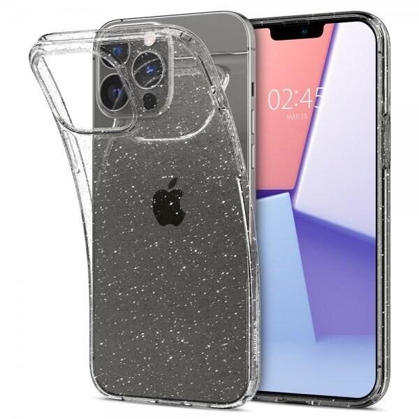 Spigen iPhone 13 Pro Max Kuori Liquid Crystal Glitter Crystal Quartz -  Gigantti verkkokauppa