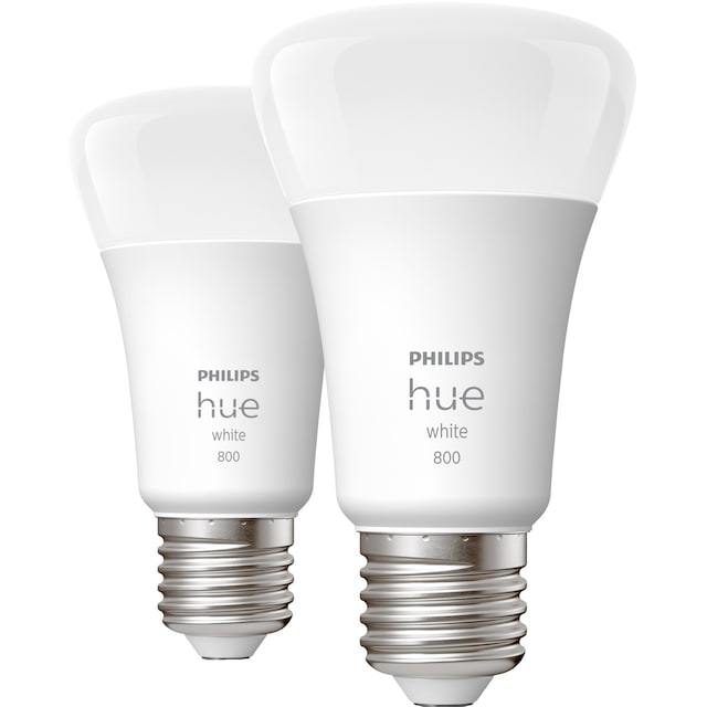 Philips Hue W 9W A60 lamppu E27 (2 kpl)