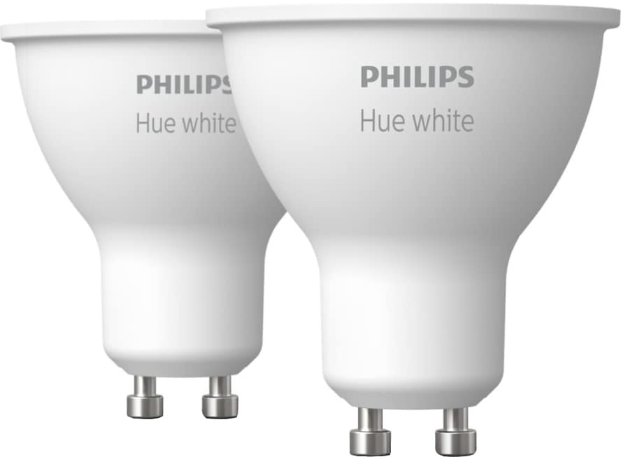 Philips Hue W 5,2W lamppu GU10 (2 kpl) - Gigantti verkkokauppa