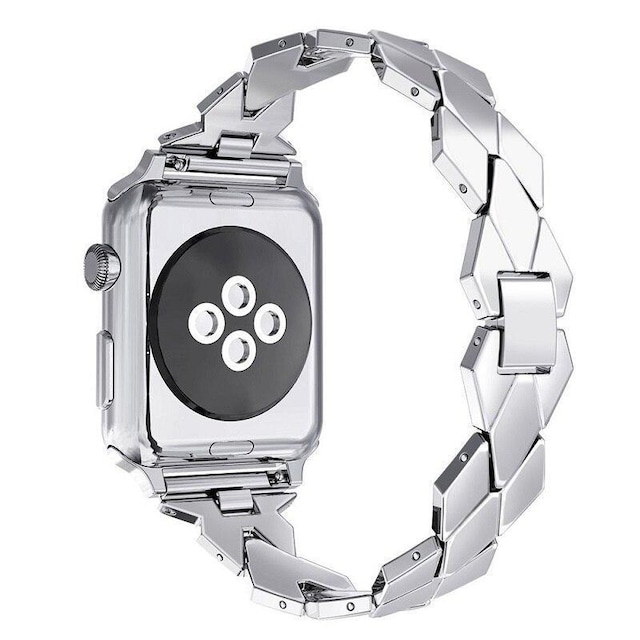 SKALO Teräsranneke ""Twist"" Apple Watch 38/40/41mm - Hopea