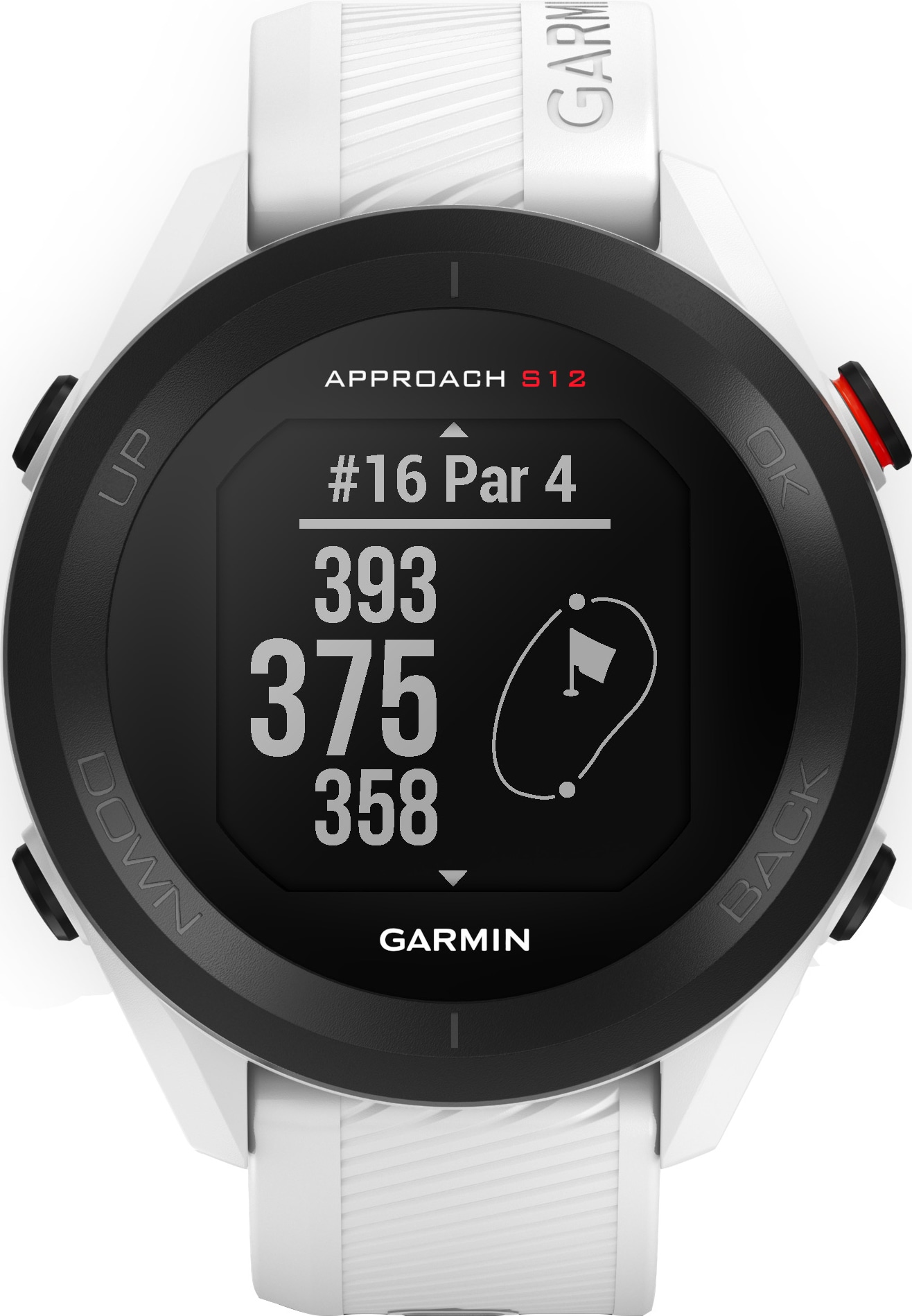 Garmin Approach S12 GPS golfkello (valkoinen) - Gigantti verkkokauppa