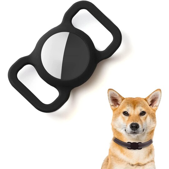 AirTag-kuori koiran kaulapantaan silikoni musta 1-pack - Gigantti  verkkokauppa