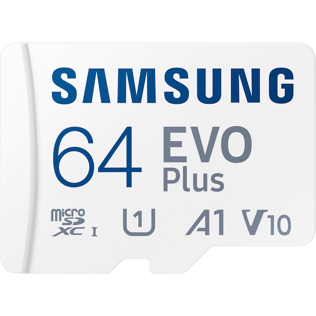 Samsung EVO Plus micro SD muistikortti (64 GB)