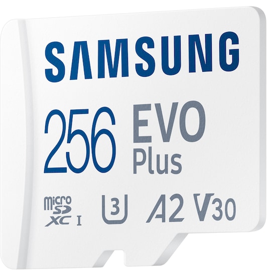 Samsung EVO Plus micro SD muistikortti (256 GB) - Gigantti verkkokauppa