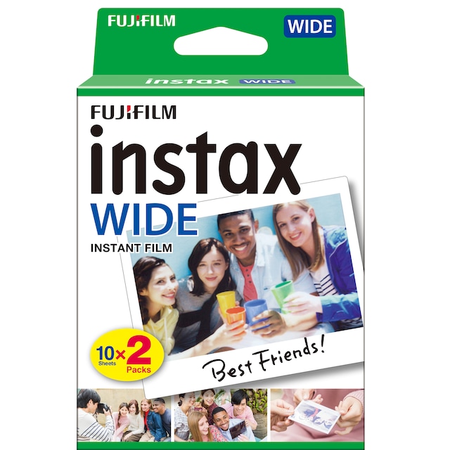 Fujifilm Instax Wide valokuvapaperi (20 kpl)