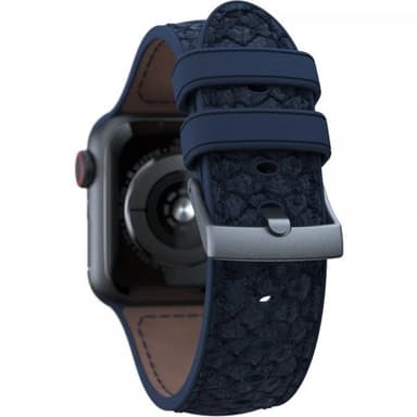 Njord by Elements Apple Watch 38/40/41mm Ranneke Salmon Series Sininen