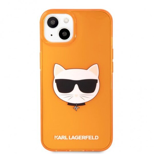 Karl Lagerfeld iPhone 13 Mini Kuori Fluo Oranssi - Gigantti verkkokauppa