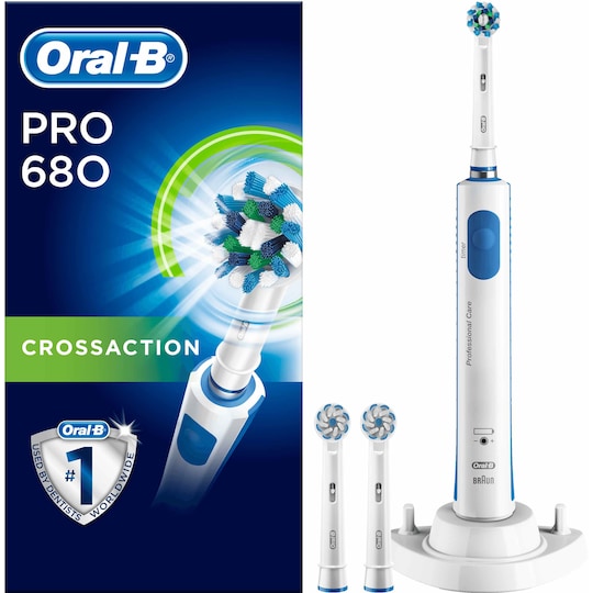 Oral-B Pro 680 CrossAction sähköhammasharja 235811 - Gigantti verkkokauppa