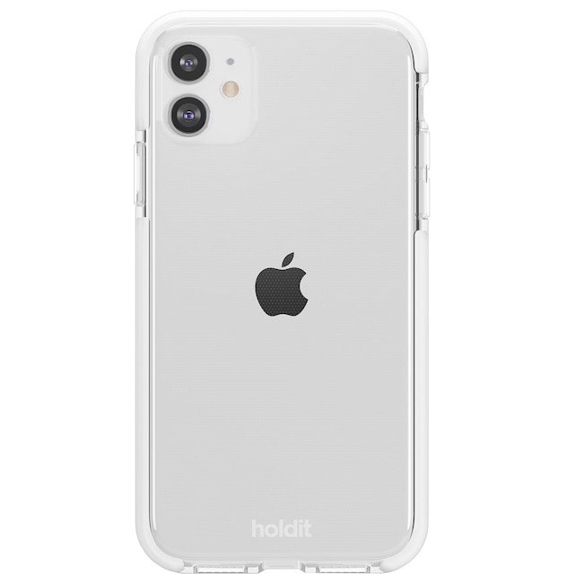 Holdit iPhone 11/XR suojakuori (valkoinen)