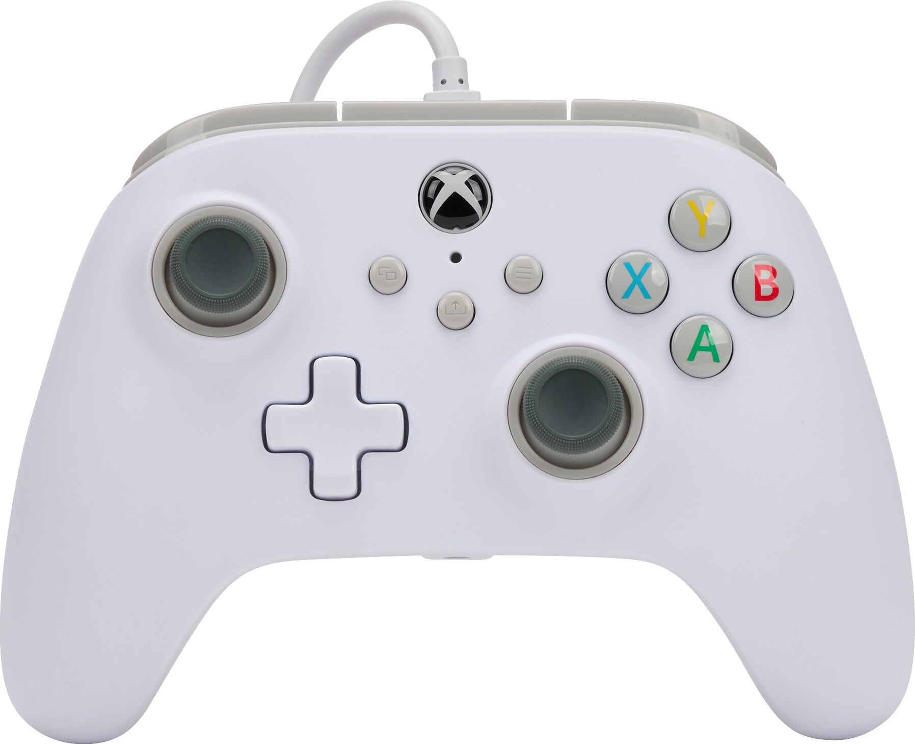 PowerA Xbox Series X Enwired Core ohjain (valkoinen) - Gigantti verkkokauppa