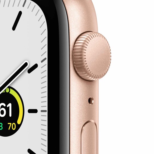 Apple Watch SE 44 mm GPS (kultainen alu./tähtivalkea sport-ranneke) -  Gigantti verkkokauppa