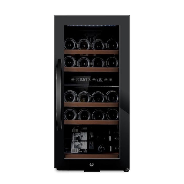 Vapaasti seisova viinikaappi - WineExpert 24 Fullglass Black
