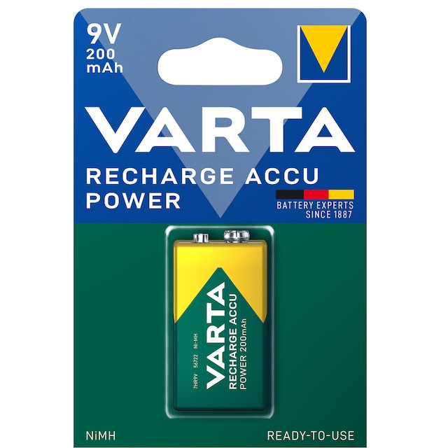 Varta Power 9V 200 Mah paristo (1 kpl)