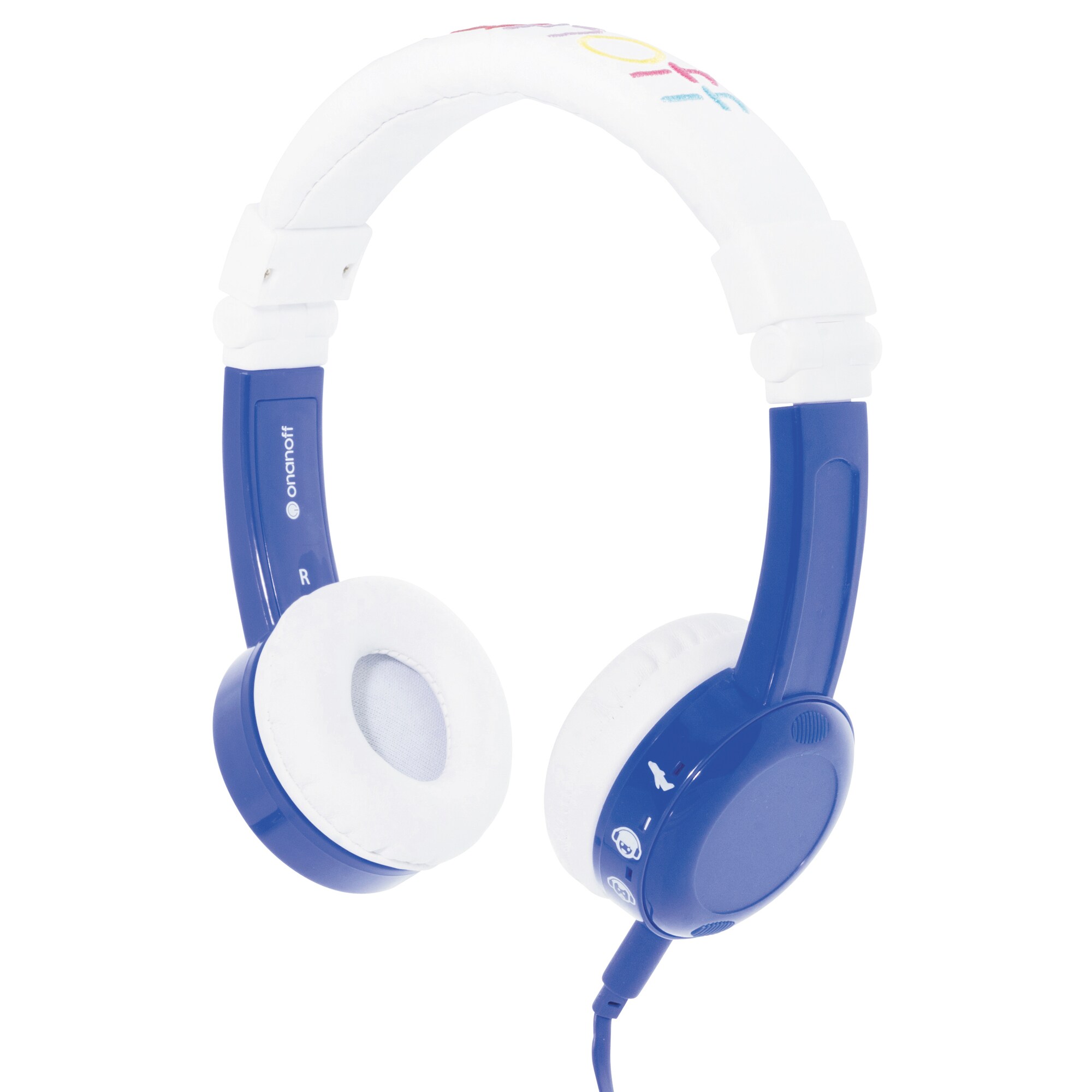 BuddyPhones InFlight on-ear-kuulokkeet (sininen) - Gigantti verkkokauppa