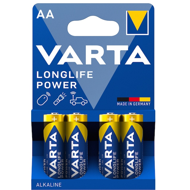 Varta Longlife Power AA paristot (4 kpl)
