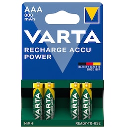 Varta Power AAA 800Mah paristot (4 kpl)