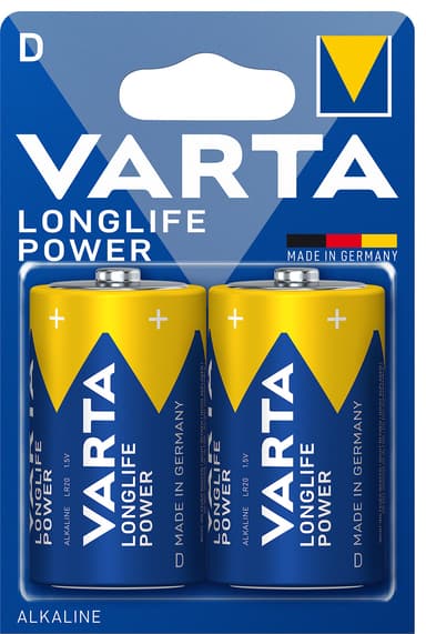 Varta Longlife Power D paristot (2 kpl)