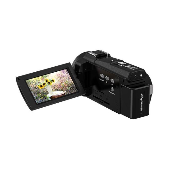 Videokamera 4K UHD/48MP/16x zoom vidvinkel - Gigantti verkkokauppa