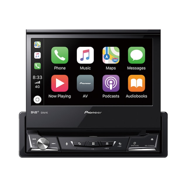 Pioneer AVH-Z7200DAB - Apple CarPlay, Bluetooth ja USB