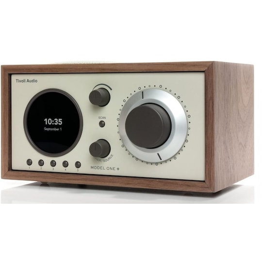 Tivoli Audio Malli ONE+, pähkinäpuu/beige - Gigantti verkkokauppa