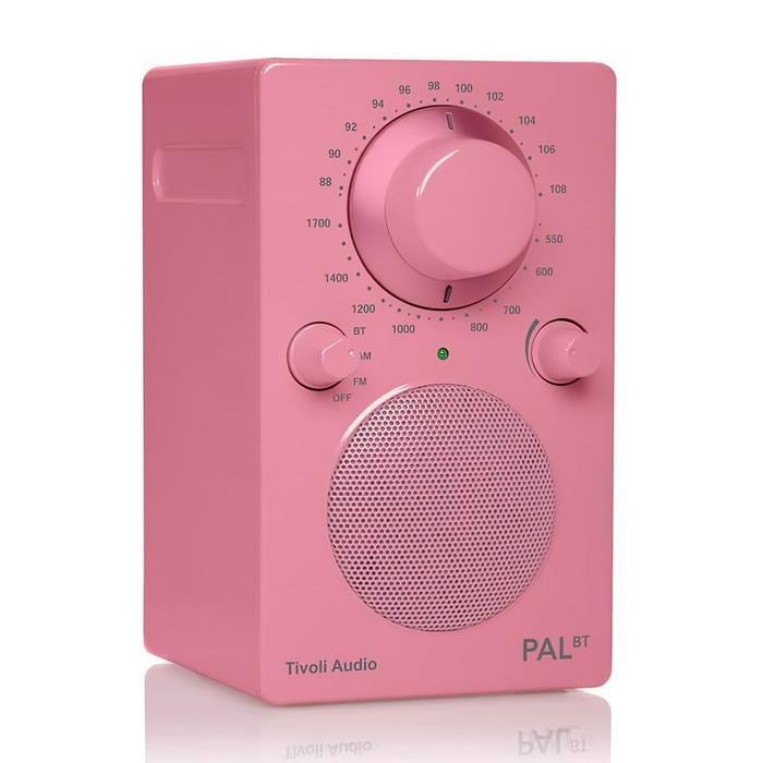 Tivoli Audio PAL Bluetooth-kaiutin (vaaleanpunainen) - Gigantti verkkokauppa