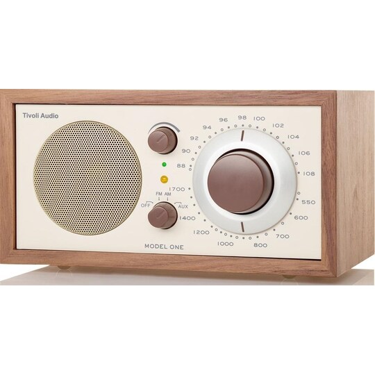Tivoli Audio Malli ONE, pähkinäpuu/beige - Gigantti verkkokauppa